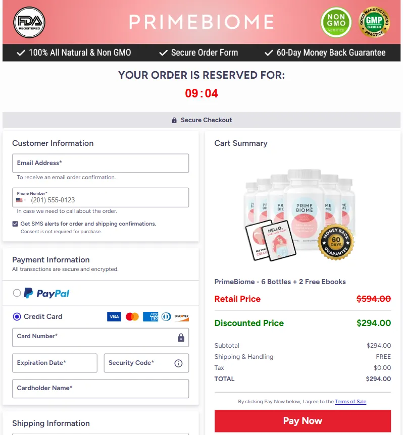 PrimeBiome discount